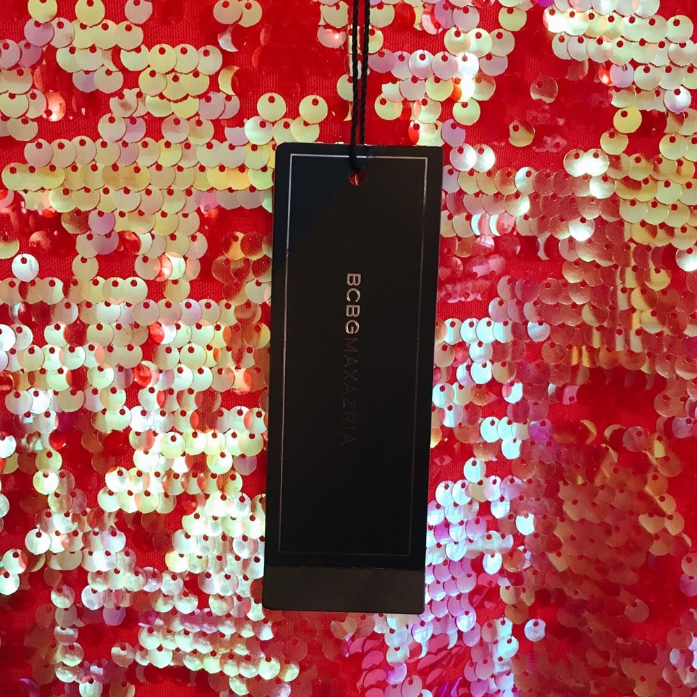 Pink sequin BCBG dress - Picture 3 of 8